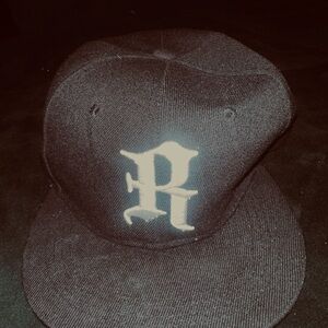 Black Cap with White Logo